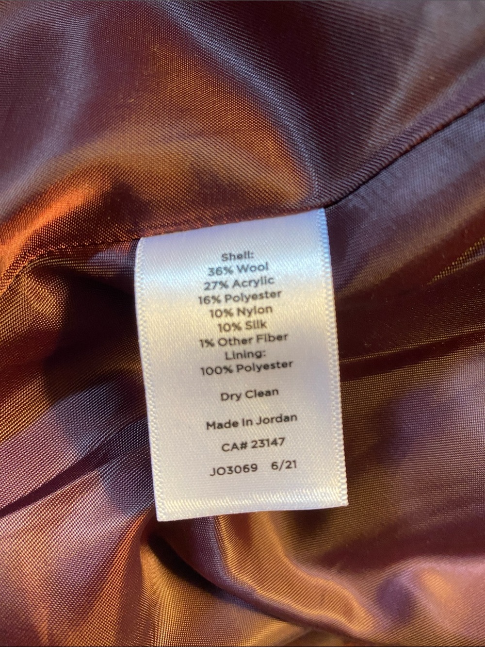 Talbots Wool blend A-line Midi Skirt - Picture 7 of 7